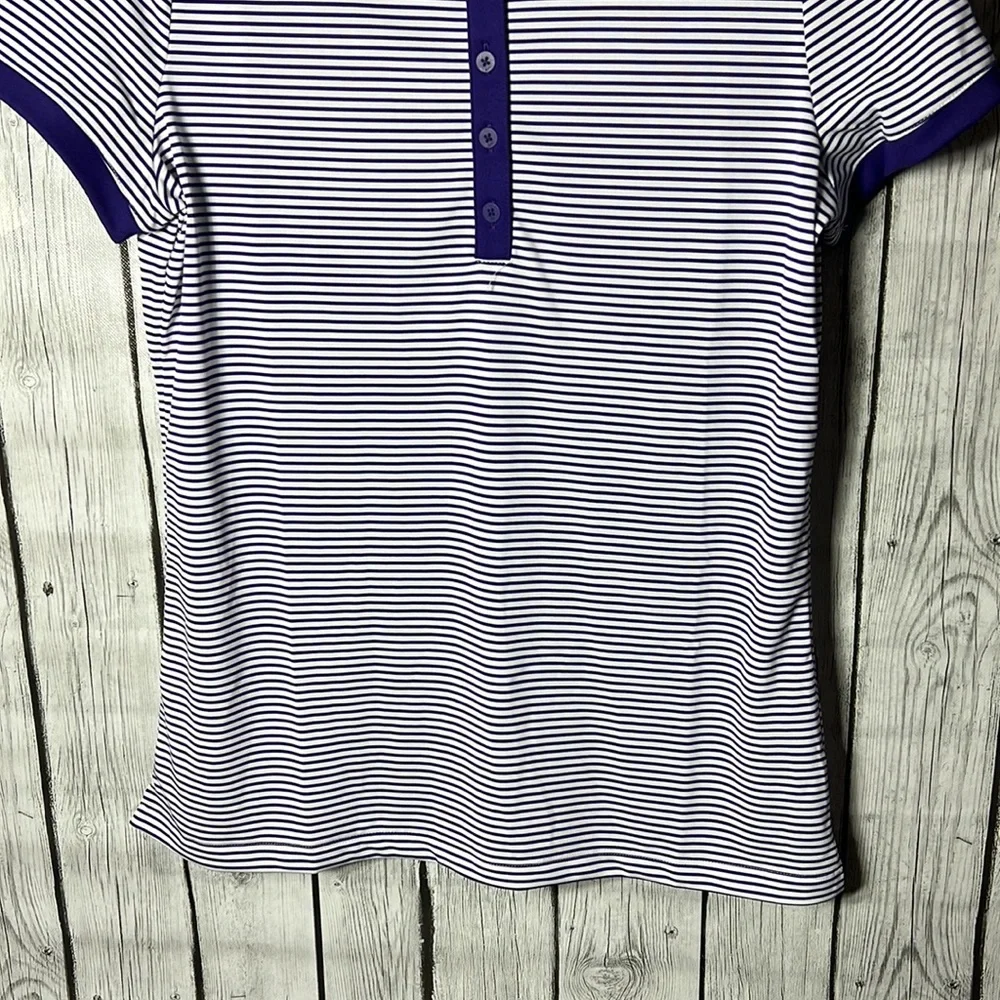 Nike Women's Victory Stripe Golf Shirt size medium